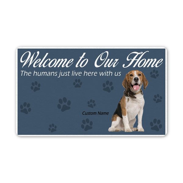 Personalized Pet Photo Doormat - Funny Dog Doormat Gift for Dog Lover, Dad Dog, Mom Dog, Dog Owner - Dog & Cat Lover Outdoor Decoration - Funny Pet Doormat Pet Lover Gift - JDM46 - A02M05