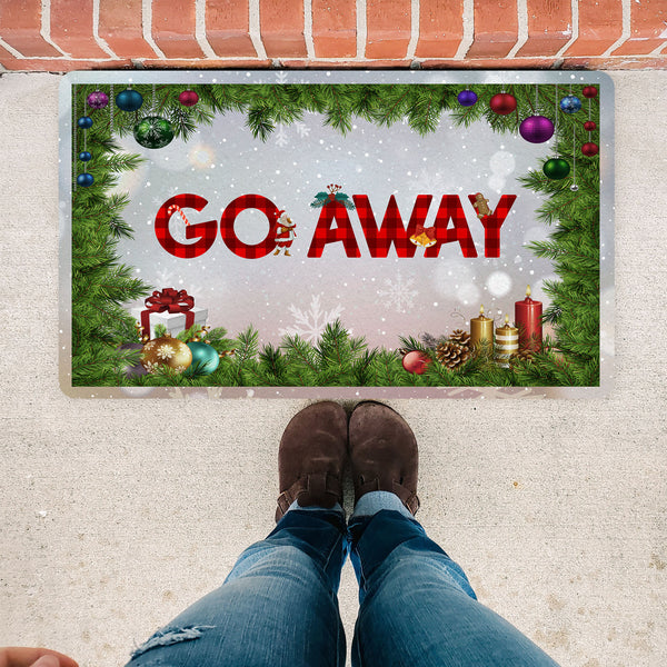 Go away Doormat Christmas gift