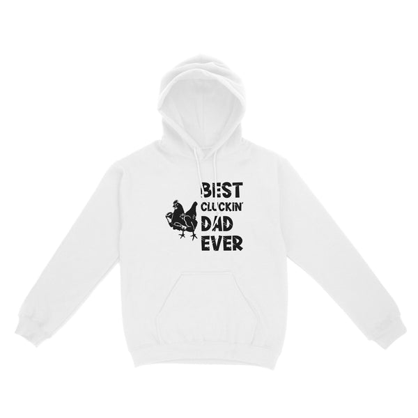 Funny Chicken Dad Shirt | Best Cluckin' Dad Ever | Best Cluckin' Dad Ever Funny Father'S Day Chicken Farm Shirt | NS77 Myfihu