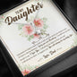 To my daughter Alluring beauty necklace - Gift from Dad for birthday, Christmas