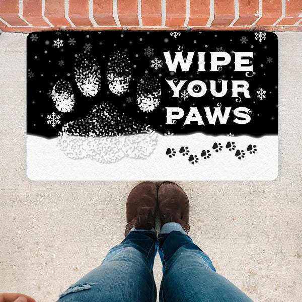 Wipe your Paws Doormat Christmas Gift