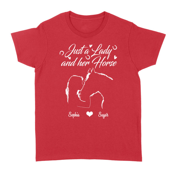 Personalized Gift For Horse Lover, Girl Love Horse Shirt For Women D02 NQS3156 Women's T-shirt