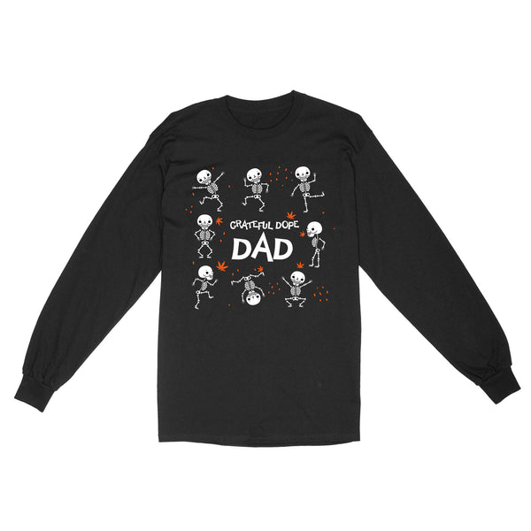 Grateful Dope Dad Shirt | Funny Dabbing Skeleton Shirt | Vintage Dope Shirt For Dad On Halloween, Christmas Shirts, NS60 Myfihu