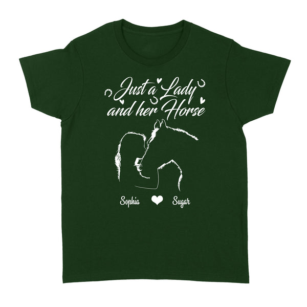 Personalized Gift For Horse Lover, Girl Love Horse Shirt For Women D02 NQS3156 Women's T-shirt
