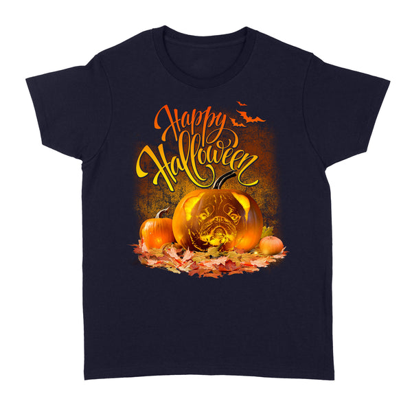 Happy halloween custom dog face's photo - Standard Women's T-shirt