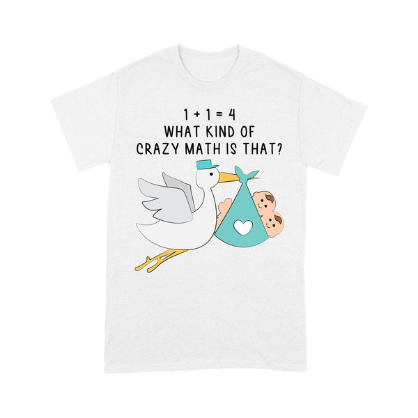 Twins Baby Pregnancy| 1+1=4 New Dad Shirt| New Baby, Pregnancy Announcement| Twins Dad to Be| NTS79 Myfihu