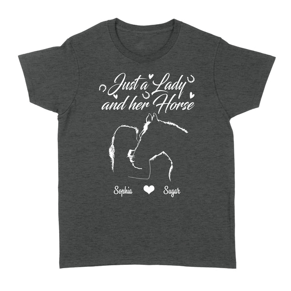 Personalized Gift For Horse Lover, Girl Love Horse Shirt For Women D02 NQS3156 Women's T-shirt