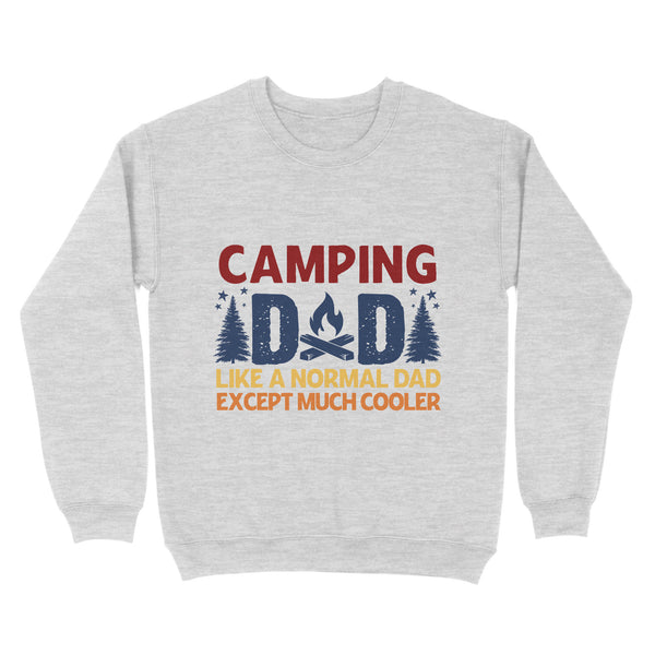 Camping Dad Camper Father Camping Dad Vintage T-Shirt | Camping Dad Like A Normal Dad But Cooler NS82 Myfihu