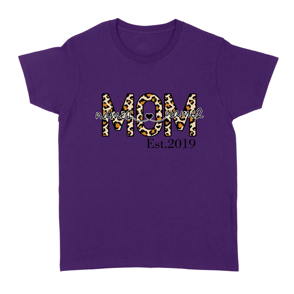 Custom kid name Mom Est shirt, Mother's day Shirt, Mother's Day Gift For Mom, Mother's Day Gift D05 NQS1594 - Standard Women's T-shirt