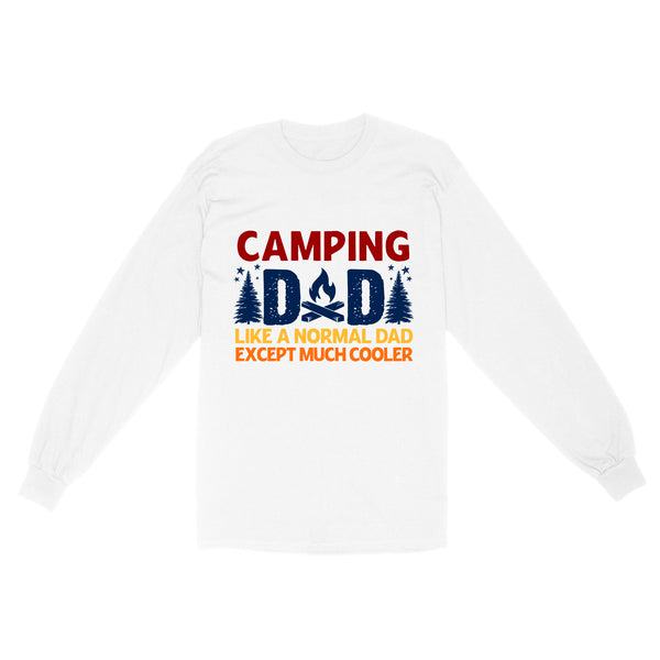 Camping Dad Camper Father Camping Dad Vintage T-Shirt | Camping Dad Like A Normal Dad But Cooler NS82 Myfihu