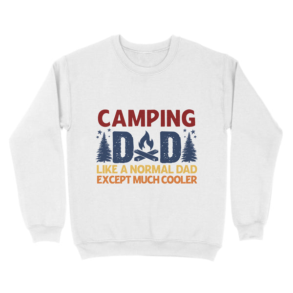 Camping Dad Camper Father Camping Dad Vintage T-Shirt | Camping Dad Like A Normal Dad But Cooler NS82 Myfihu