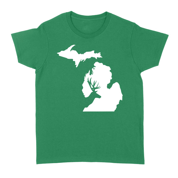 Michigan deer hunting women's t-shirt - FSD1188