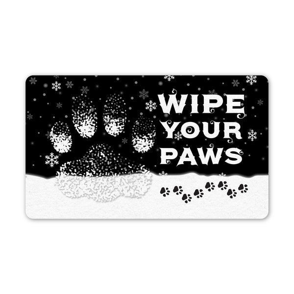 Wipe your Paws Doormat Christmas Gift