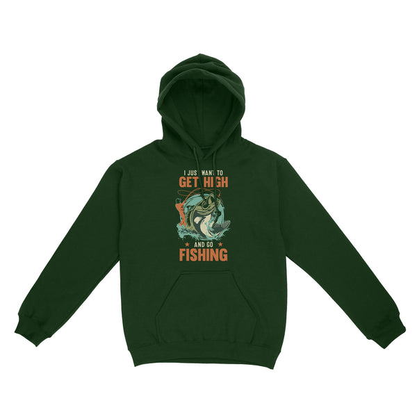 I just want to get high and go fishing D02 NQS2429 Standard Hoodie