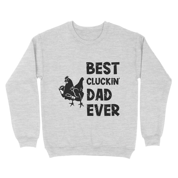 Funny Chicken Dad Shirt | Best Cluckin' Dad Ever | Best Cluckin' Dad Ever Funny Father'S Day Chicken Farm Shirt | NS77 Myfihu