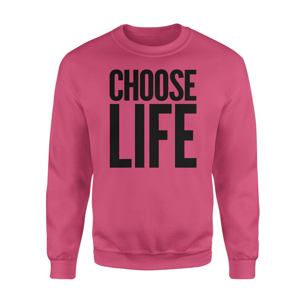 Choose Life Vintage Retro 80s Funny - Standard Crew Neck Sweatshirt